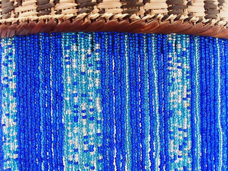 Blue and Clear Beads Blue and Clear Beads